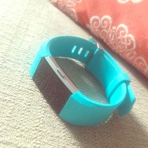 Fitbit charge 2 HR + fitness wristband teal large